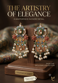 Here are some shorter title options for the ad:

- **ARTISTRY IN GOLD**
- **TIMELESS ELEGANCE**
- **CRAFTED TO ENCHANT**
- **THE ART OF ADORNMENT**
- **ELEGANCE, HANDCRAFTED**

Want me to mock up the design with one of these swapped in, or are you looking